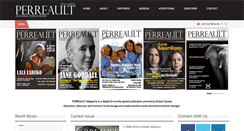 Desktop Screenshot of perreaultmagazine.com